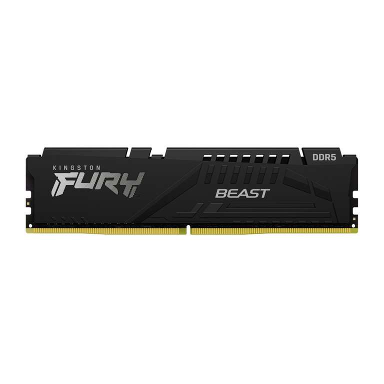 CyberPuerta: Memoria RAM Kingston Fury Beast DDR5, 5200MHz, 16GB, Non-ECC, CL40, XMP