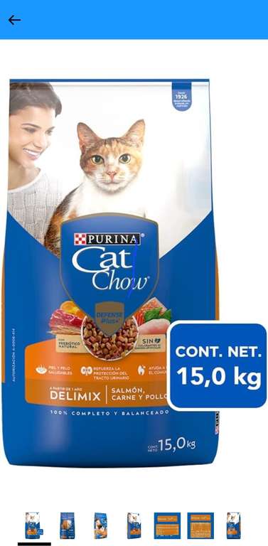 Amazon: Purina - Cat Chow Comida para Gato, Adulto, Deli Mix, 15.0 kg