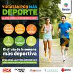 Yucatán por más deporte: promociones y muestras gratis en gimnasios, establecimientos deportivos, tiendas y restaurantes fitness