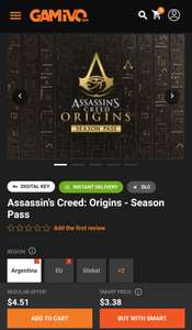 Gamivo: Assassin's Creed Origins Season Pass Xbox