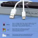 Amazon: Paquete 5 Cables Lightning con Certificación MFI Iphone Ipad