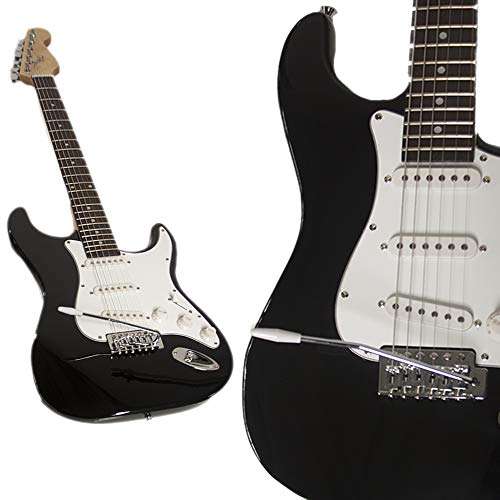 Amazon: Pro System Audiotek Guitarra Eléctrica Tipo Stratocaster con Amplificador y Accesorios