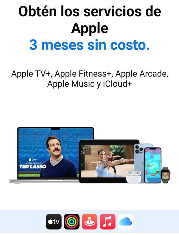 Apple TV 3 meses gratis