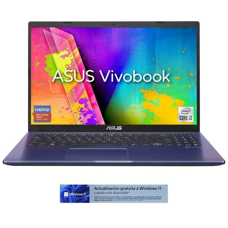 Sears: Laptop Asus X509Fa-Br1051T Ci3 10A Gen 8G 512Ssd Azul