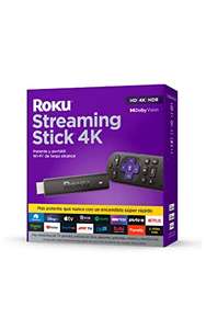 Amazon: Roku Streaming Stick 4K | Dispositivo de Streaming 4K/HDR/Dolby Visión con Control Remoto