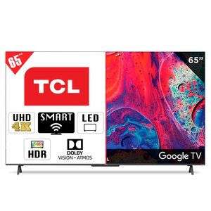Office Depot:Pantalla TV TCL 65Q647 / 4K Ultra HD / 65 Pulg. / Smart TV / QLed / Bluetooth / Dolby Atmos / HDMI / USB