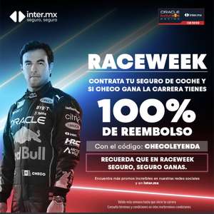 Semana Raceweek: 100 % de reembolso si Checo gana la carrera de Baréin