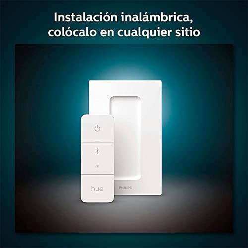 Amazon: Philips Hue Smart Dimmer - Interruptor para luces Hue inalámbrico