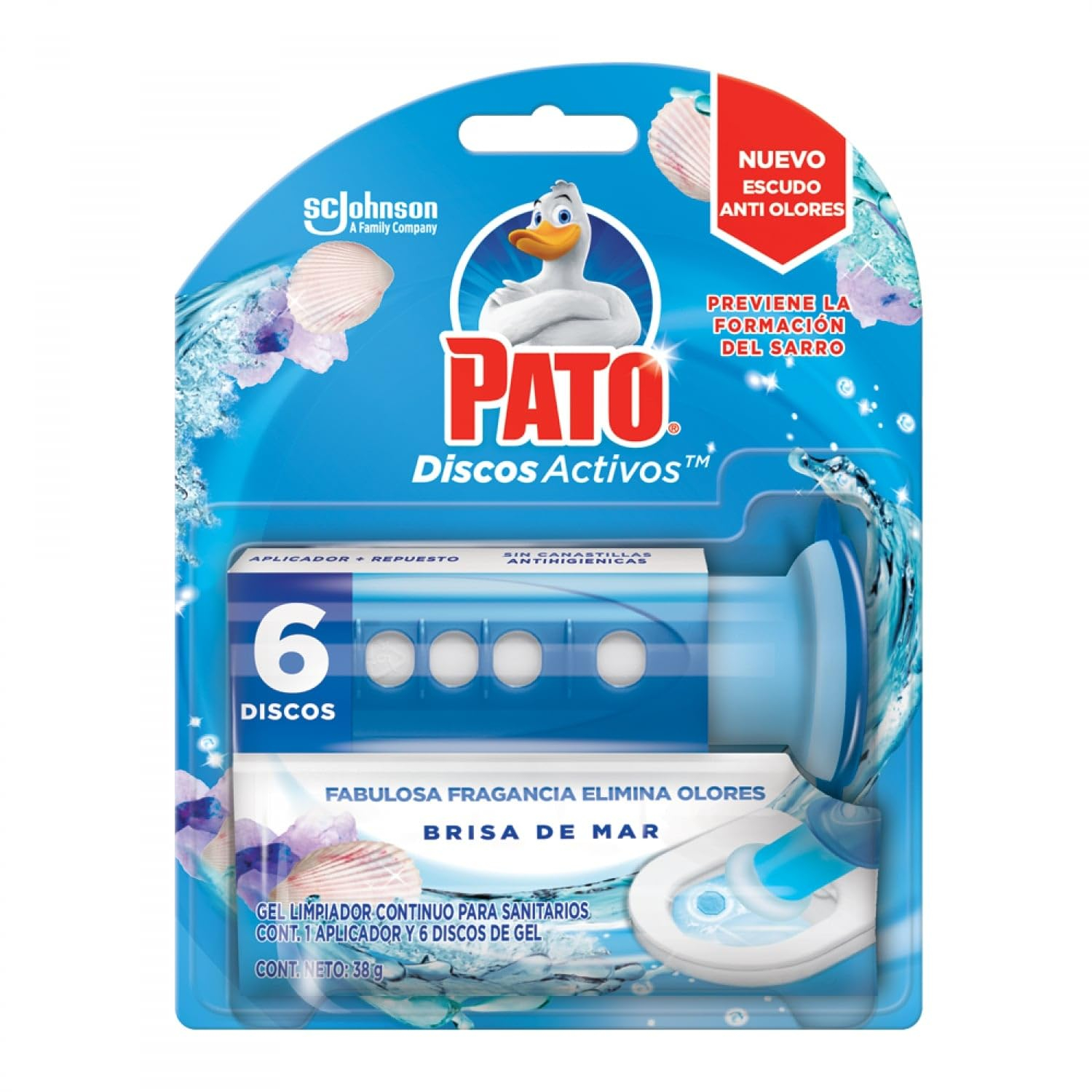 AMAZON:Pato Baños Discos Activos Brisa de Mar con Aplicador (3x2)