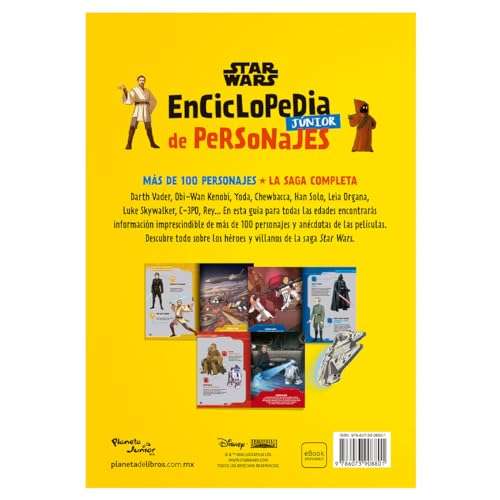Amazon Star Wars. Enciclopedia júnior de personajes- 160 páginas- envío prime