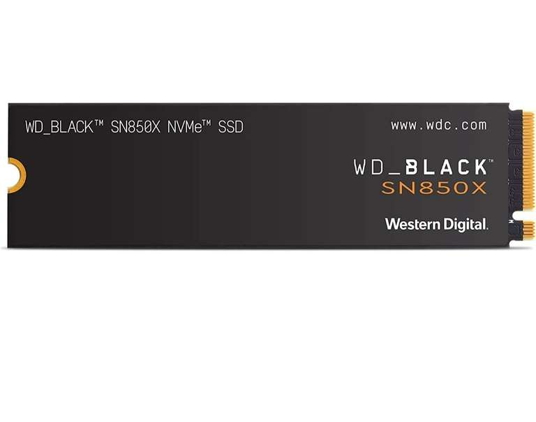 Amazon: SSD WD_Black SN850X 4TB M.2 2280 PCIe Gen4 NVMe - Memoria SSD para Juegos de hasta 7300 MB/s