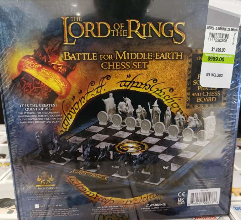 Liverpool | Ajedrez: The Lord of the rings Battle for the middle earth chess set