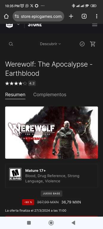 Epic Games: Werewolf apocalypse
