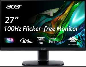 Amazon: Monitor Acer KB272 EBI 27" IPS Full HD 100Hz 1MS