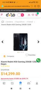 Doto: Redmi K50 gaming oferta con kueski