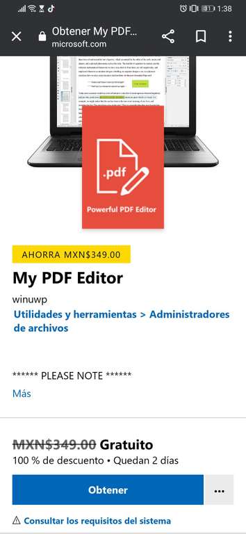 Microsoft: PDF Editor gratis para Windows