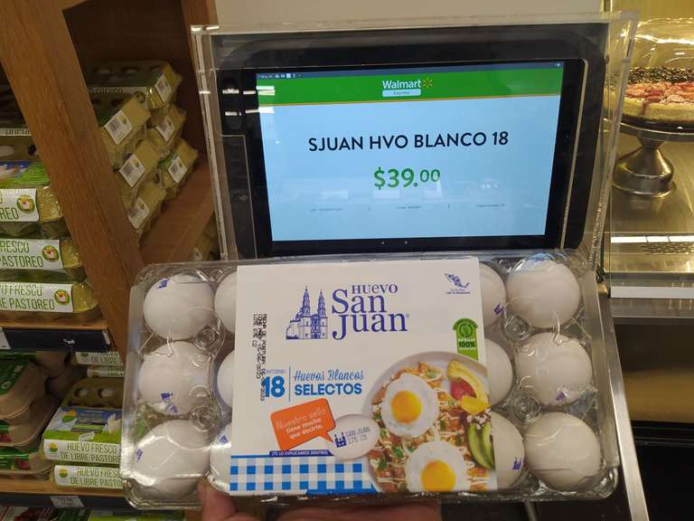 Huevo San Juan 18 piezas en Walmart