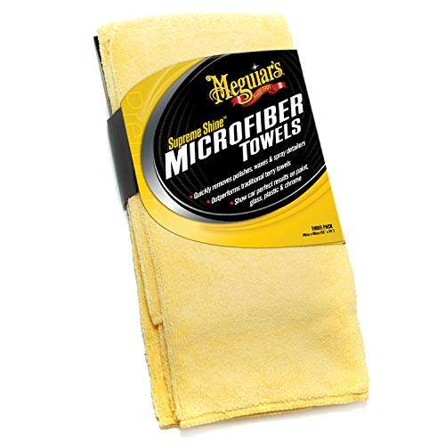 Amazon: 3 toallas de microfibra marca meguiar's | Envío gratis con Prime