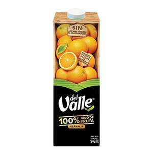 Amazon: Del Valle 100% Jugo sabor Naranja de 946 mililitros. Paquete de 12