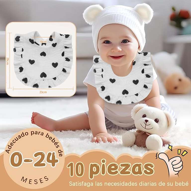 Manta De Muselina Blanca Para Bebe 100% Algodon Organico P