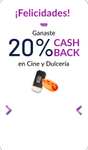 UnDosTres: (juego todos ganan) 20% - 40% cashback en cine y dulcería + $10 en cashback | COMBINABLE CON DiaVIP