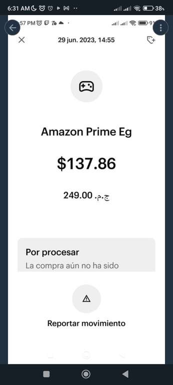 1 año de Amazon Prime (Egipto, usando VPN) | Leer descripción