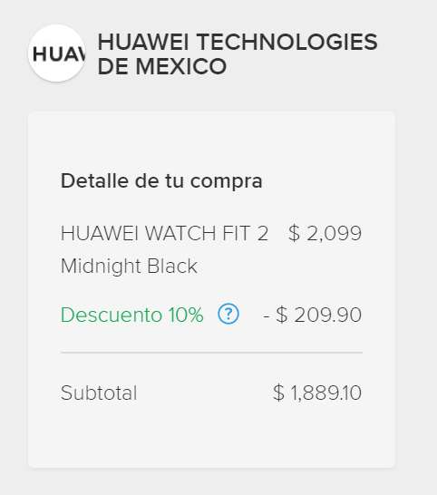 HUAWEI: Watch Fit 2 Negro/Rosa + HUAWEI FreeBuds SE 2 De Regalo | Pagando con MercadoPago