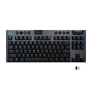 Amazon: Logitech G915 TKL Teclado para Gaming sin teclado númerico, RGB con tecnología inalámbrica LIGHTSPEED