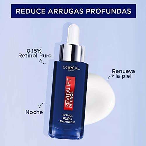 Amazon: L’Oréal serum facial con retinol, 2 x 400 (200 cada uno)