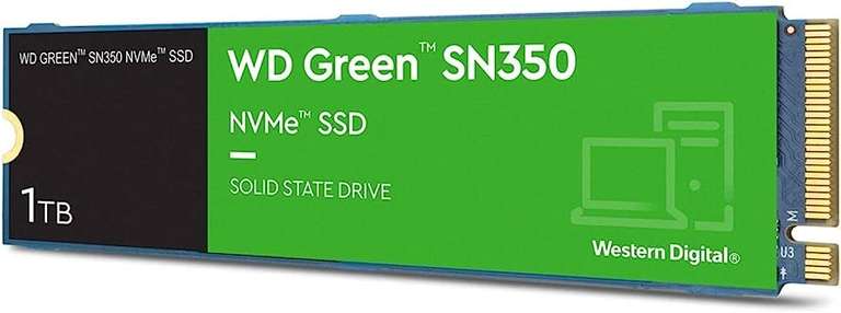 CyberPuerta: SSD Western Digital WD Green SN350 NVMe, 1TB, PCI Express, M.2