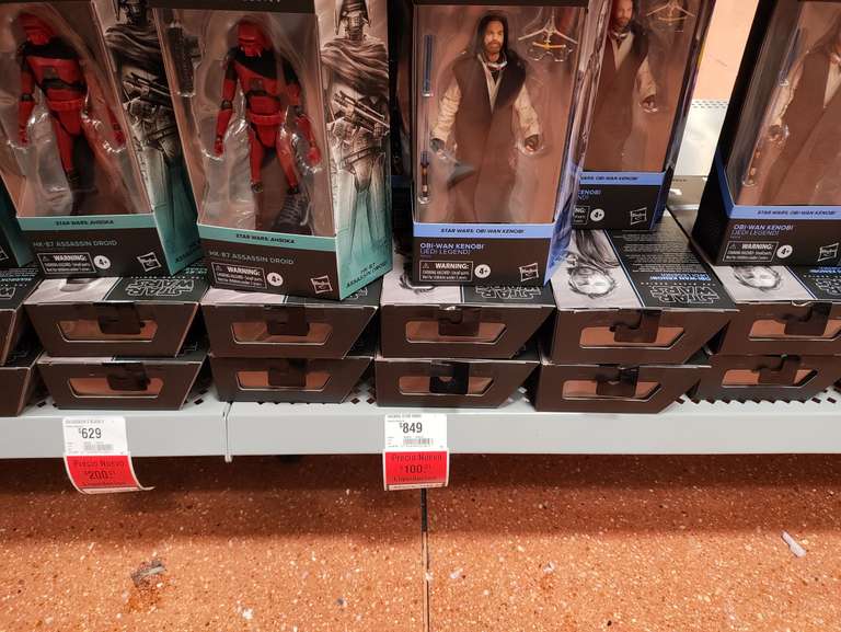 Walmart: Star wars figuras en liquidación