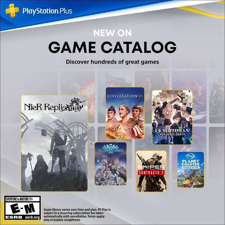 PlayStation Extra y Premium: Juegos de Septiembre