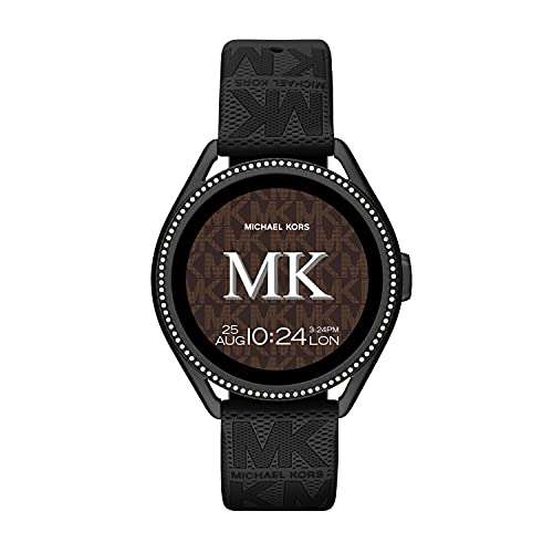 Amazon: Smartwatch Michael Kors MKT5121V Gen5E con correa de goma en color negro