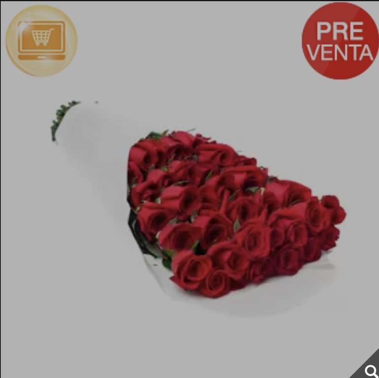 Costco: preventa San Valentín Bouquet de 36 Rosas Rojas Incluye Florero