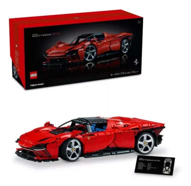 Mercado Libre: Lego Technic Ferrari Daytona SP3 3778 piezas