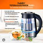 Amazon: Masterchef, Tetera Eléctrica con Infusor Removible, 1.7 litros, 1200 W