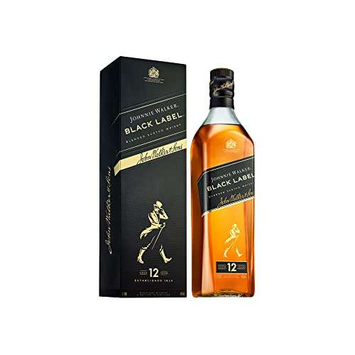 Amazon: Whisky Johnnie Walker Etiqueta Negra 1 LITRO