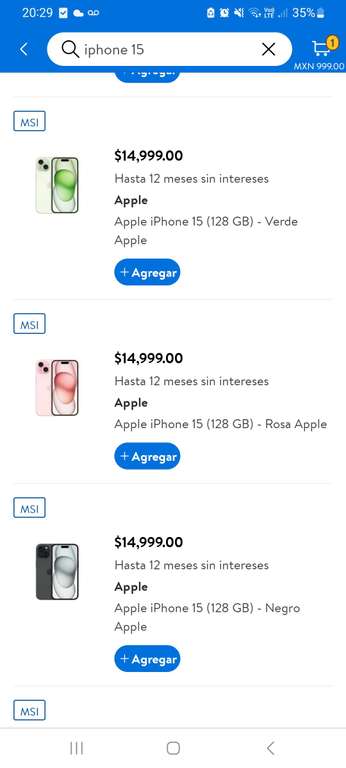Walmart: Apple iPhone 15 JD DEP