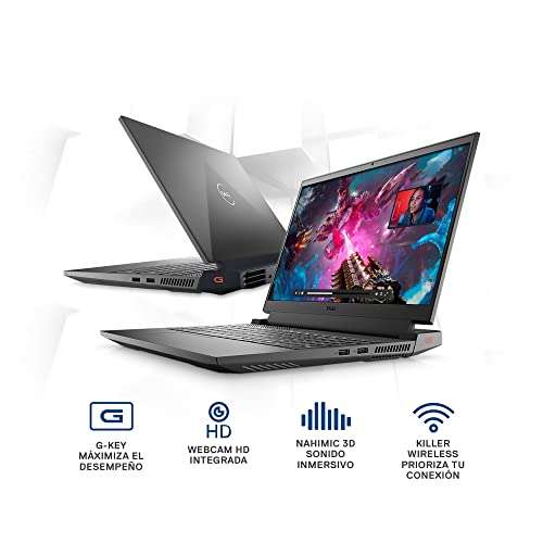 Amazon: Laptop Dell Gaming G5520 15.6" FHD, RTX 3050, Intel Core i5-12500H , 8GB RAM, 256GB SSD, Windows 11, Negro