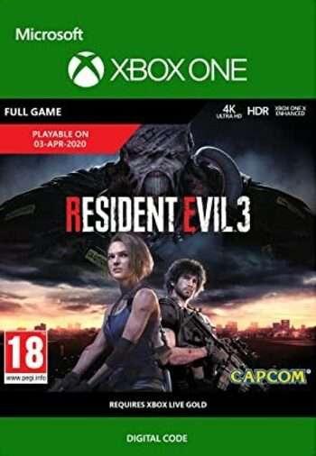 Eneba: Resident Evil 3 XBOX ONE Y Series S O X - Con VPN de Turquía