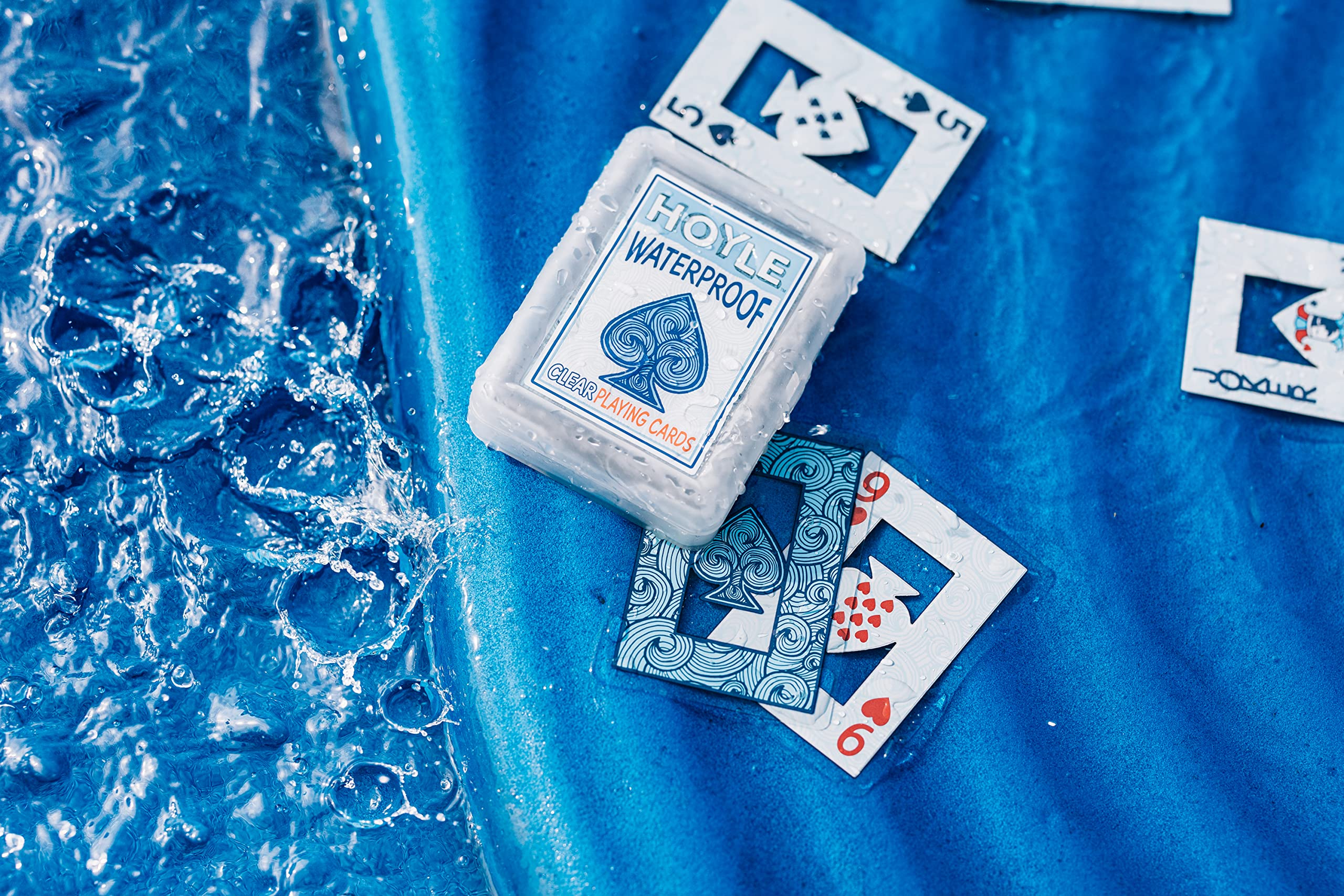 Amazon: Baraja de Cartas de Plástico Hoyle (Transparente)