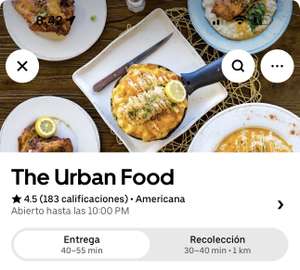 Uber Eats: 2 Combos Hamburguesa Crispy (con papas y refresco) + 2 papas extra - The Urban Food Mérida