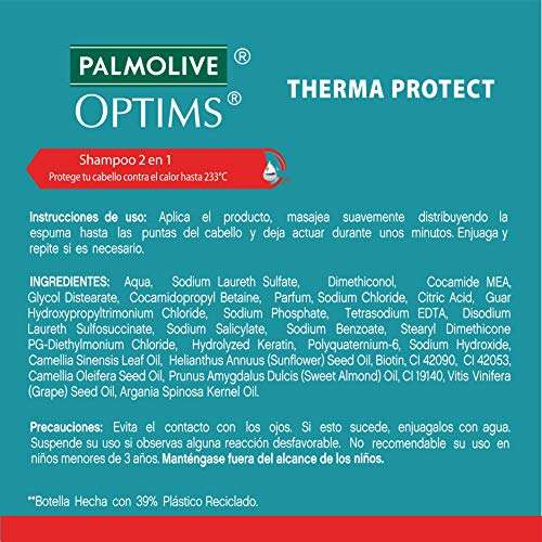 Amazon: Shampoo Palmolive Optims Therma Protect 700 ML (Planea y Ahorra)