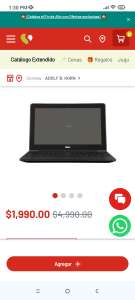 Soriana: Laptop Dell Chromebook P22T 11.6 Pulg 4GB RAM 16GB ROM