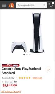 Linio: Consola Sony PlayStation 5 Standard | Pagando con PayPal