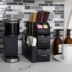Amazon: Mind Reader - Organizador de almacenamiento de condimentos para carrito de café, Negro