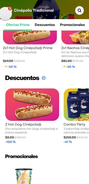 Rappi: Cinépolis Hot dogs mexicali centenario