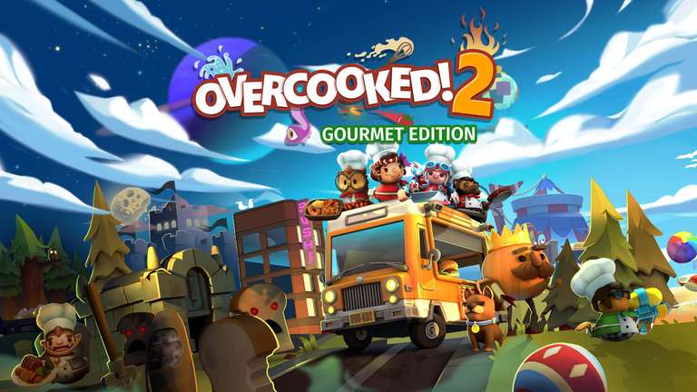 Nintendo eShop Argentina: Overcooked! 2 - Gourmet Edition (Aprox. $110 con impuestos)