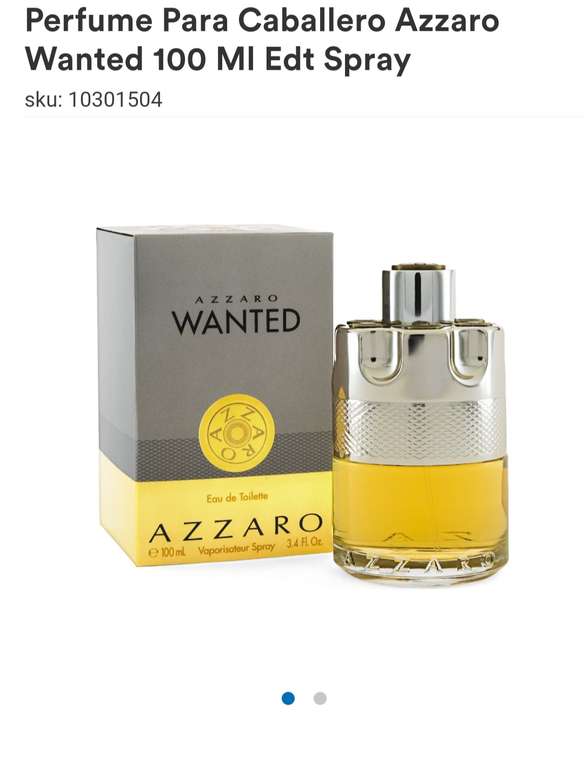 Coppel: Perfume Caballero Azzaro Wanted 100 Ml Edt Spray