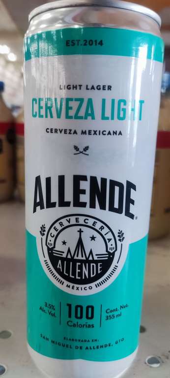 Soriana: Cerveza artesanal Allende LIGHT